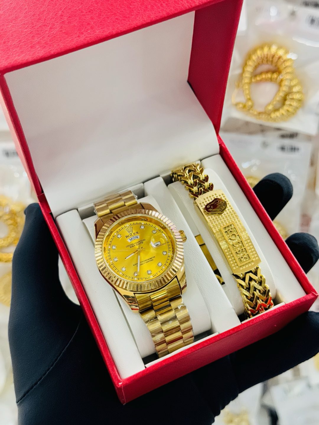 Rolex  bracelet combo set boxed 004