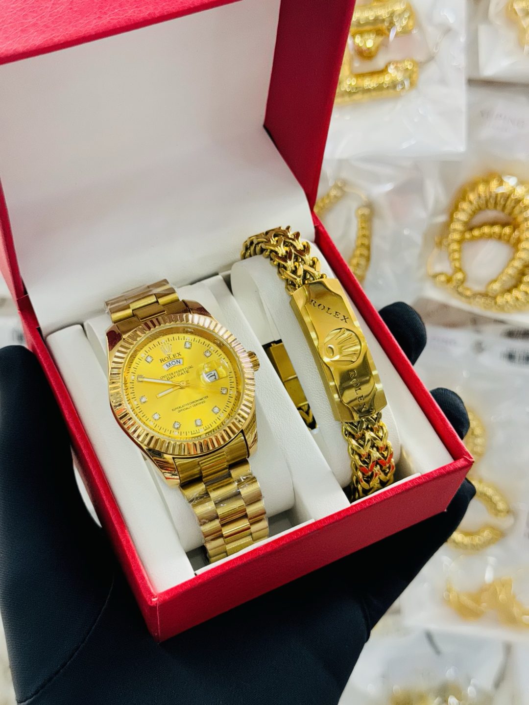 Rolex  bracelet combo set boxed 007