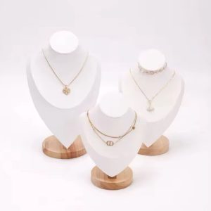 Cream colored luxury mannequin