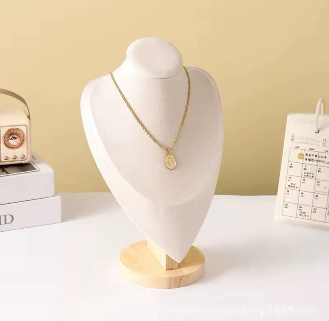 Cream colored luxury mannequin