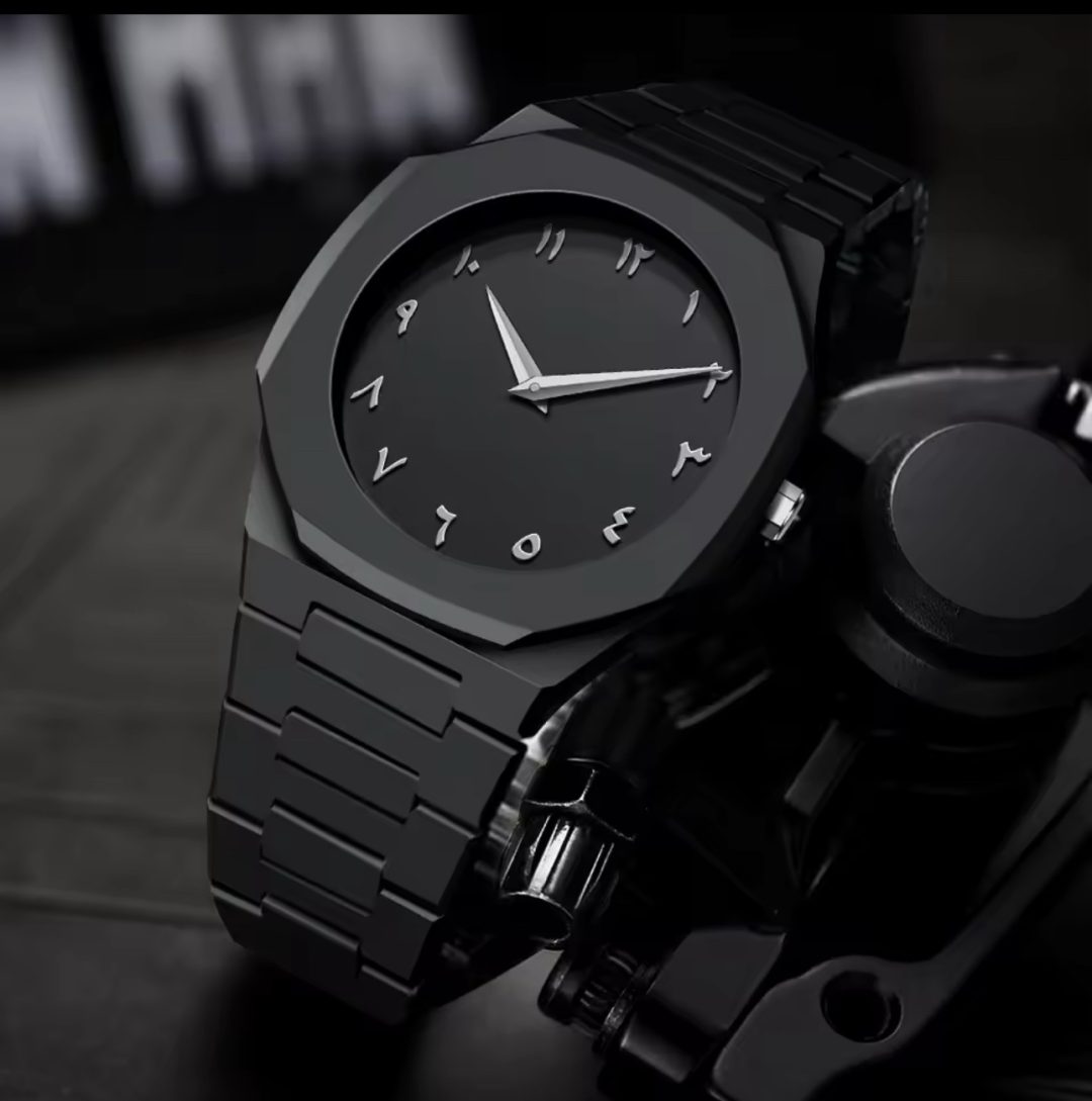 Men’s quartz watch black