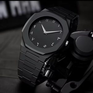 Men’s quartz watch black