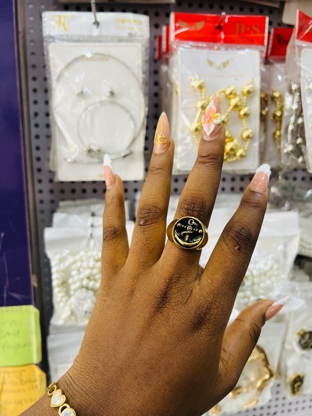 Anchor steel ring