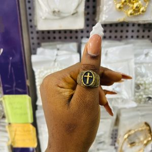 Cross steel ring