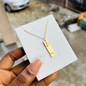 Buttercups Engraved female necklace