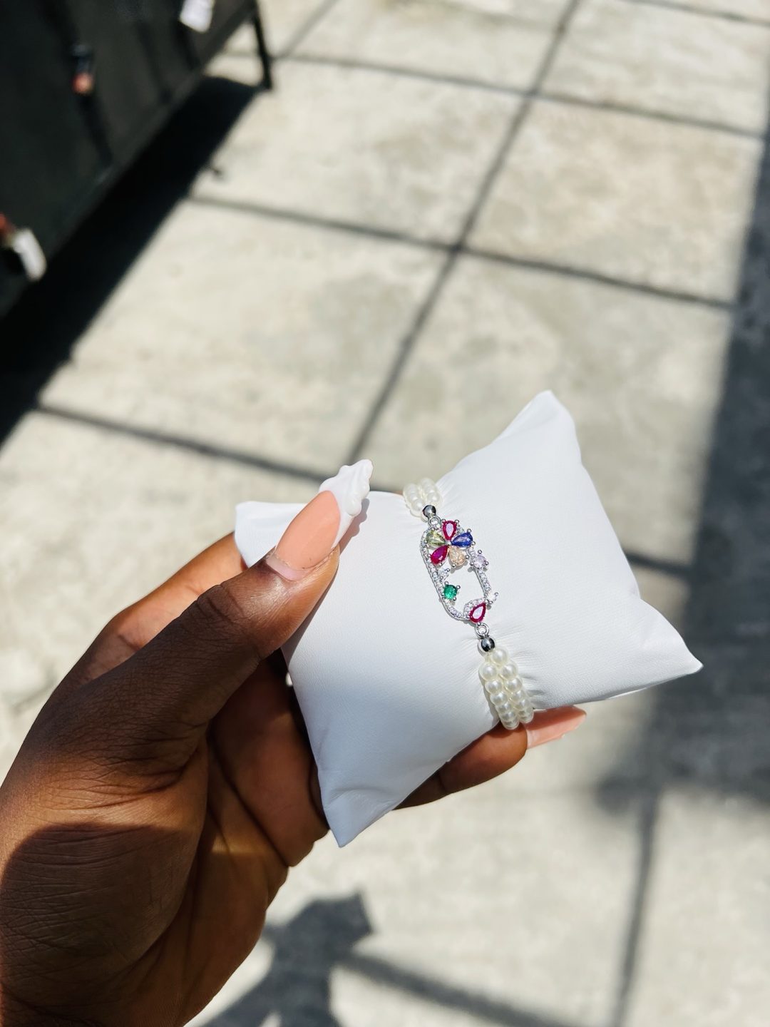 Jasmine fresh water pearls bracelet