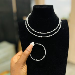 Choker ball silver set