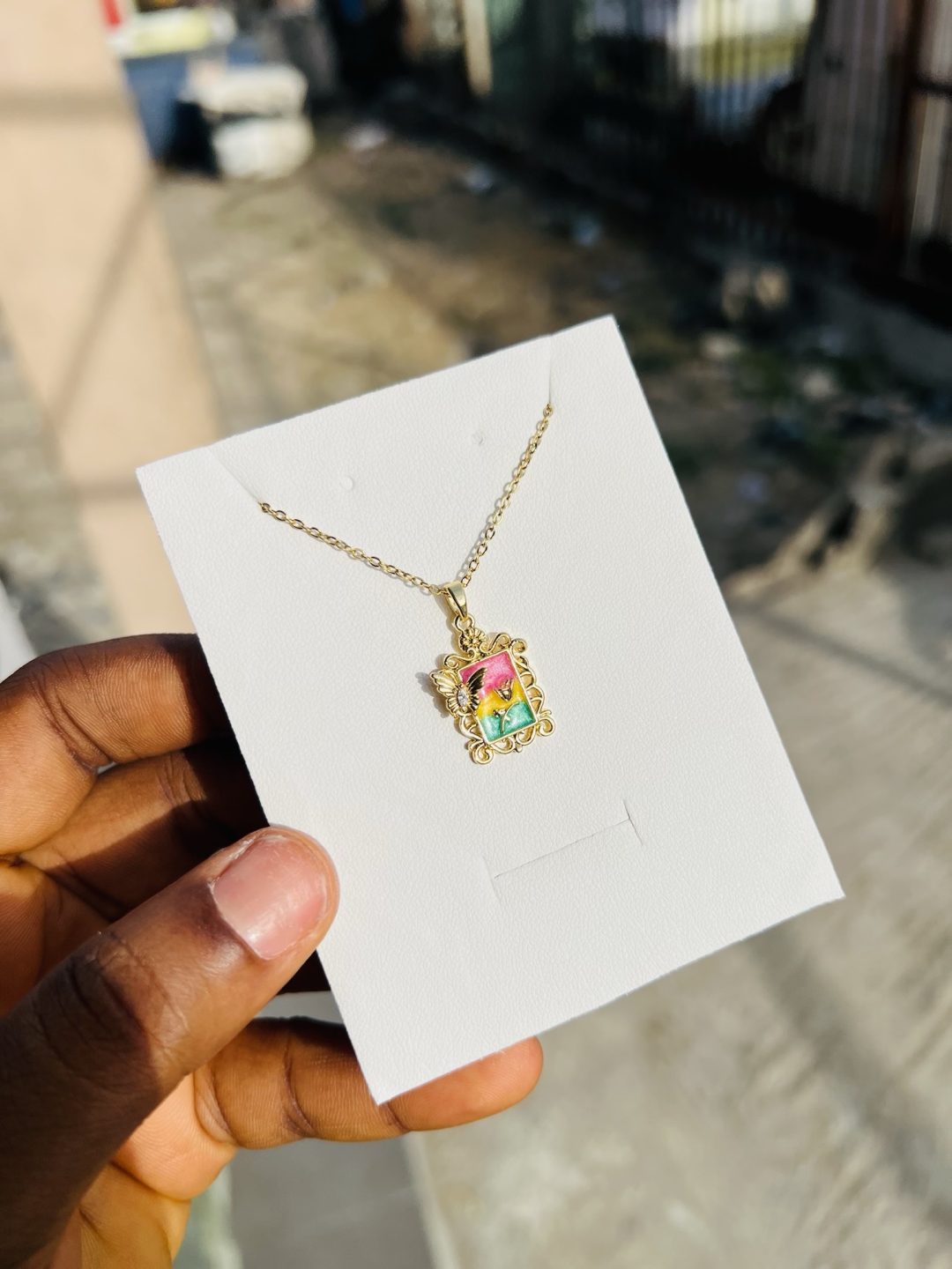 Vintage Rainbow necklace