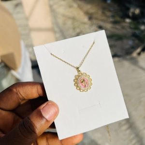 Vintage tangerine necklace