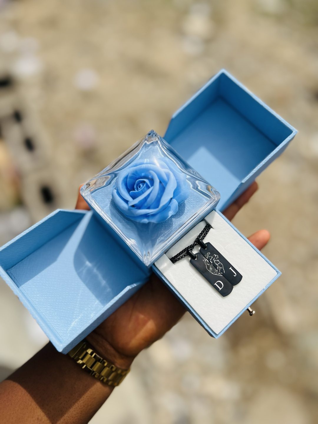 Mi Amore set with rose box