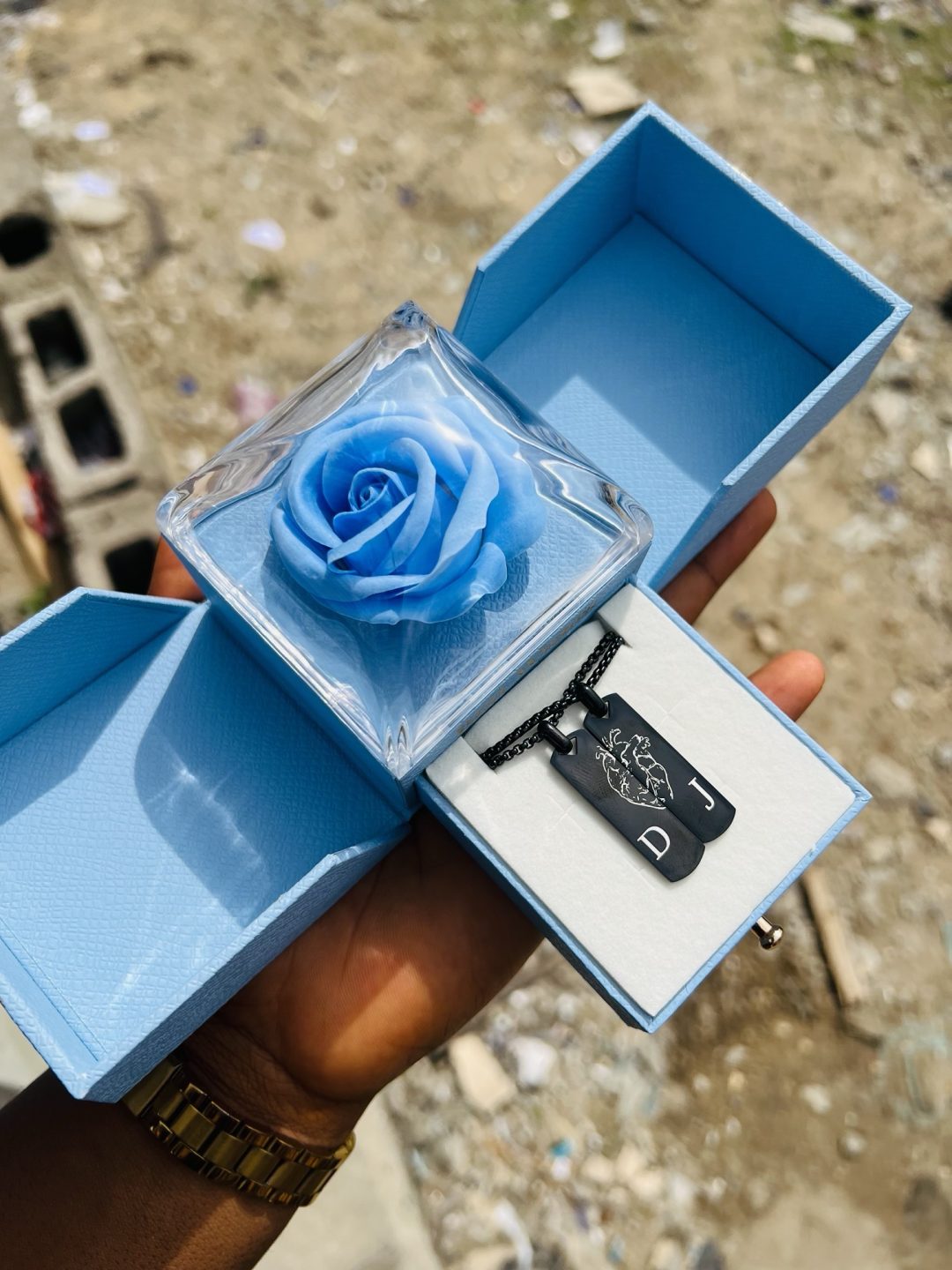 Mi Amore set with rose box - Image 3
