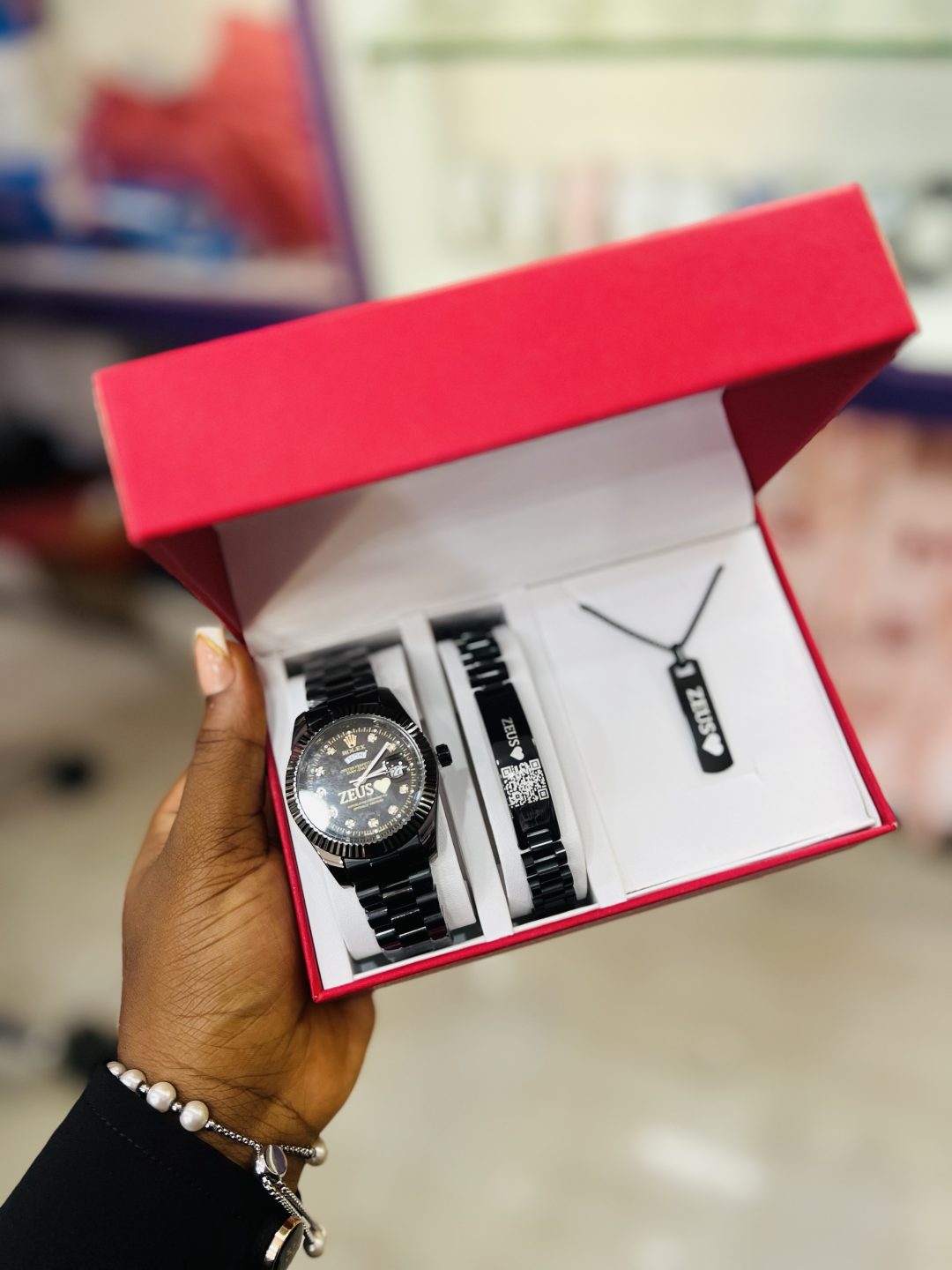 Black Rolex barcoded combo with box - Image 4