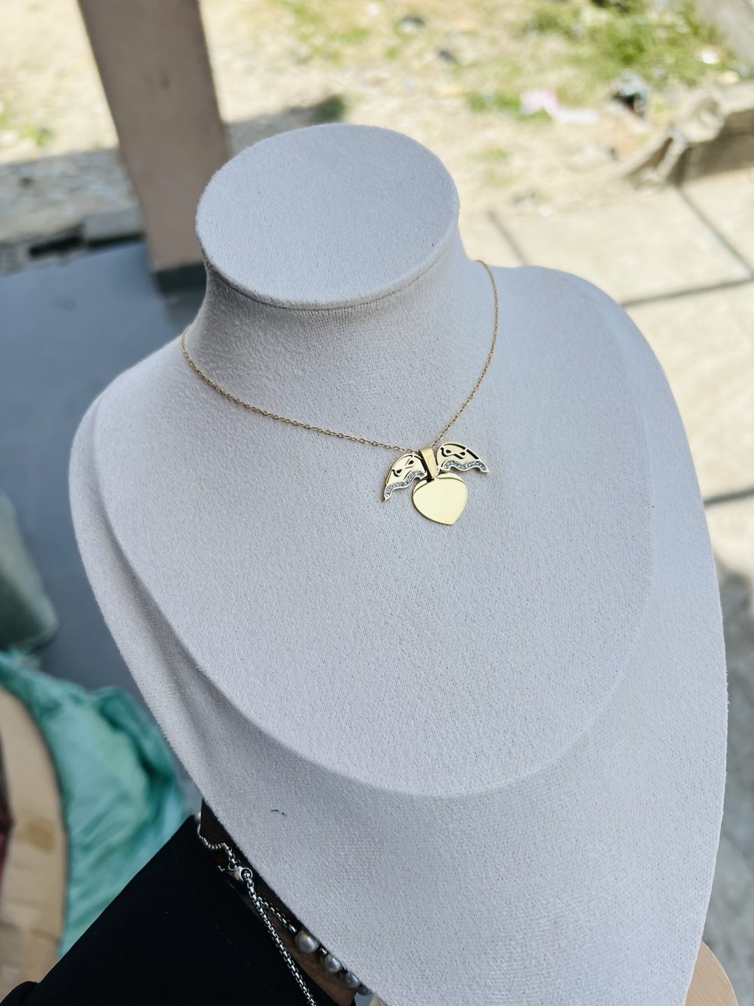 Infinity locket engraved necklace - Image 8