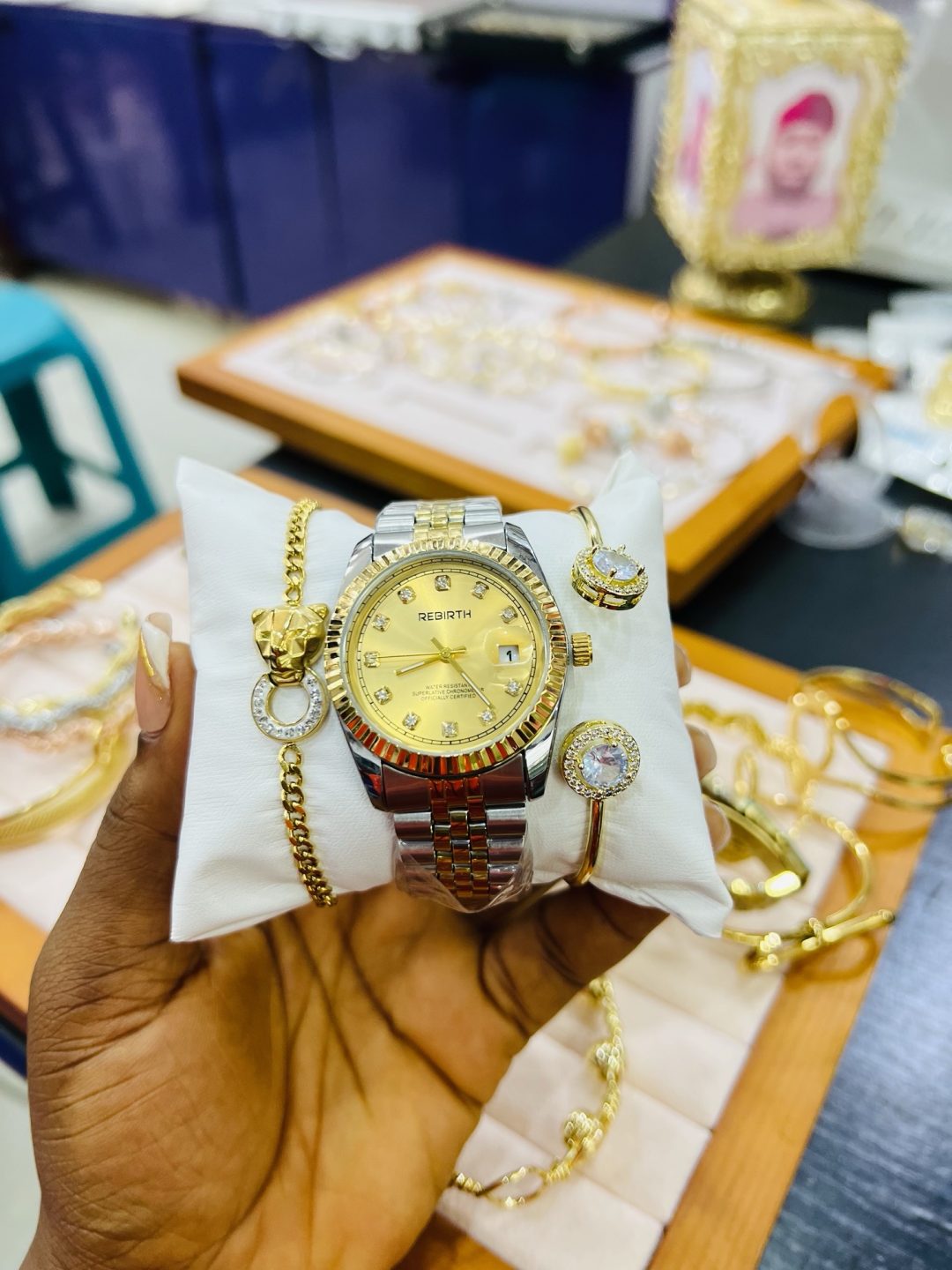 Rebirth stoned watch combo