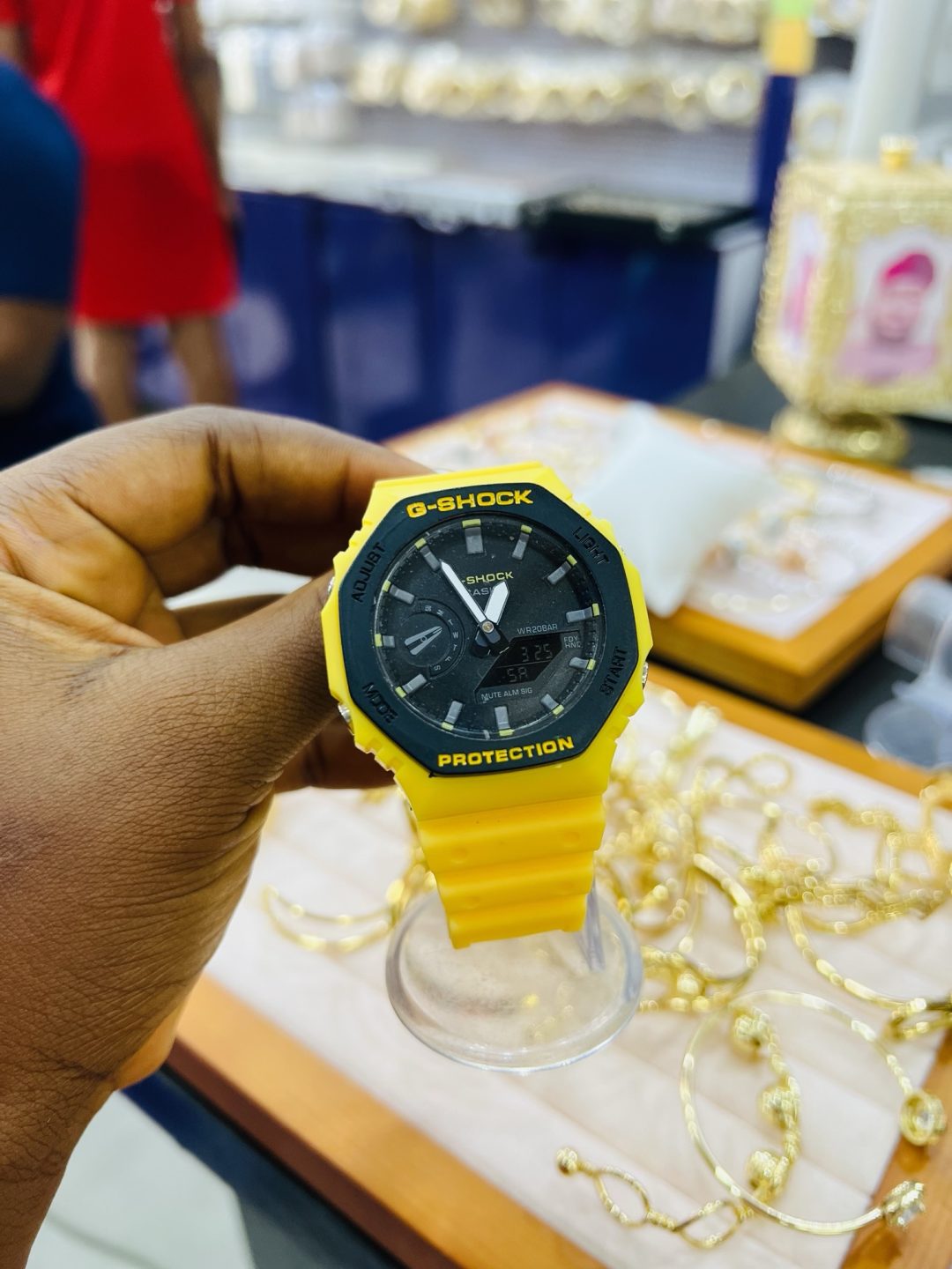 G-SHOCK YELLOW STRAP!!
