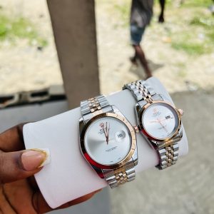 Rolex 2 Toned  couples watch set