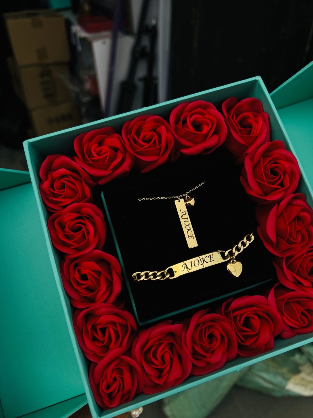 Engraved love set with exact box! - Image 2