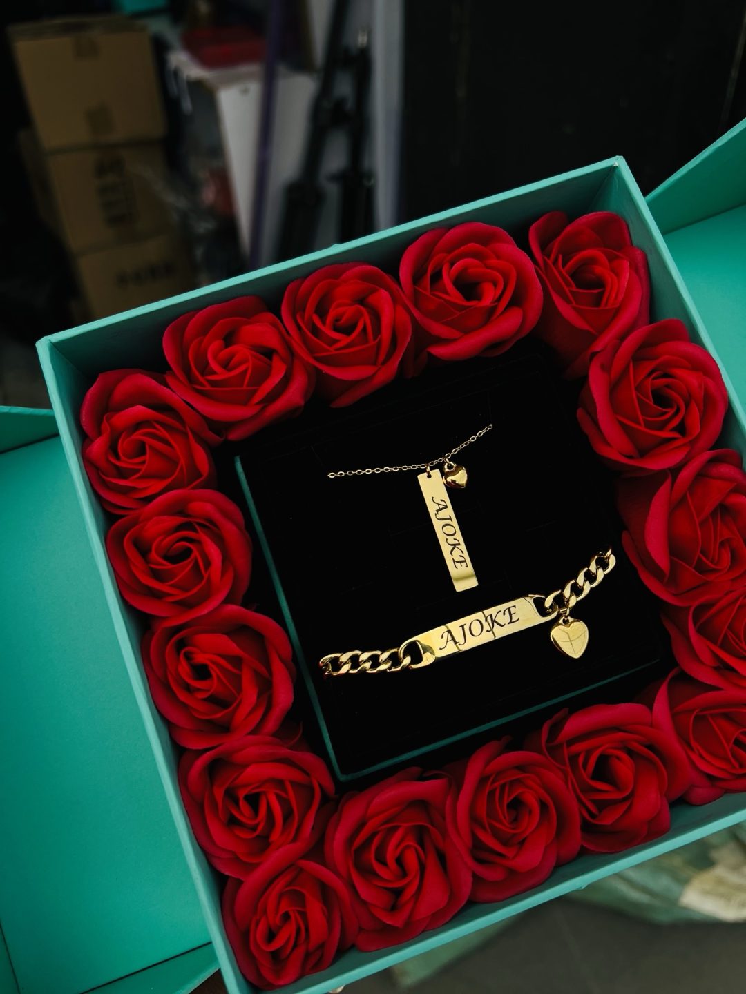 Engraved love set with exact box! - Image 3