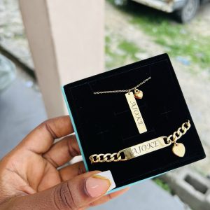 Engraved love charm combo