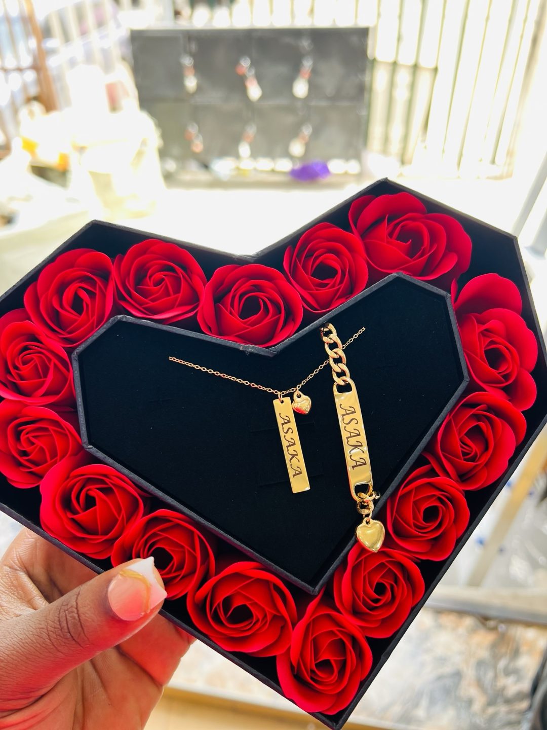 Engraved love set with exact love box - Image 2