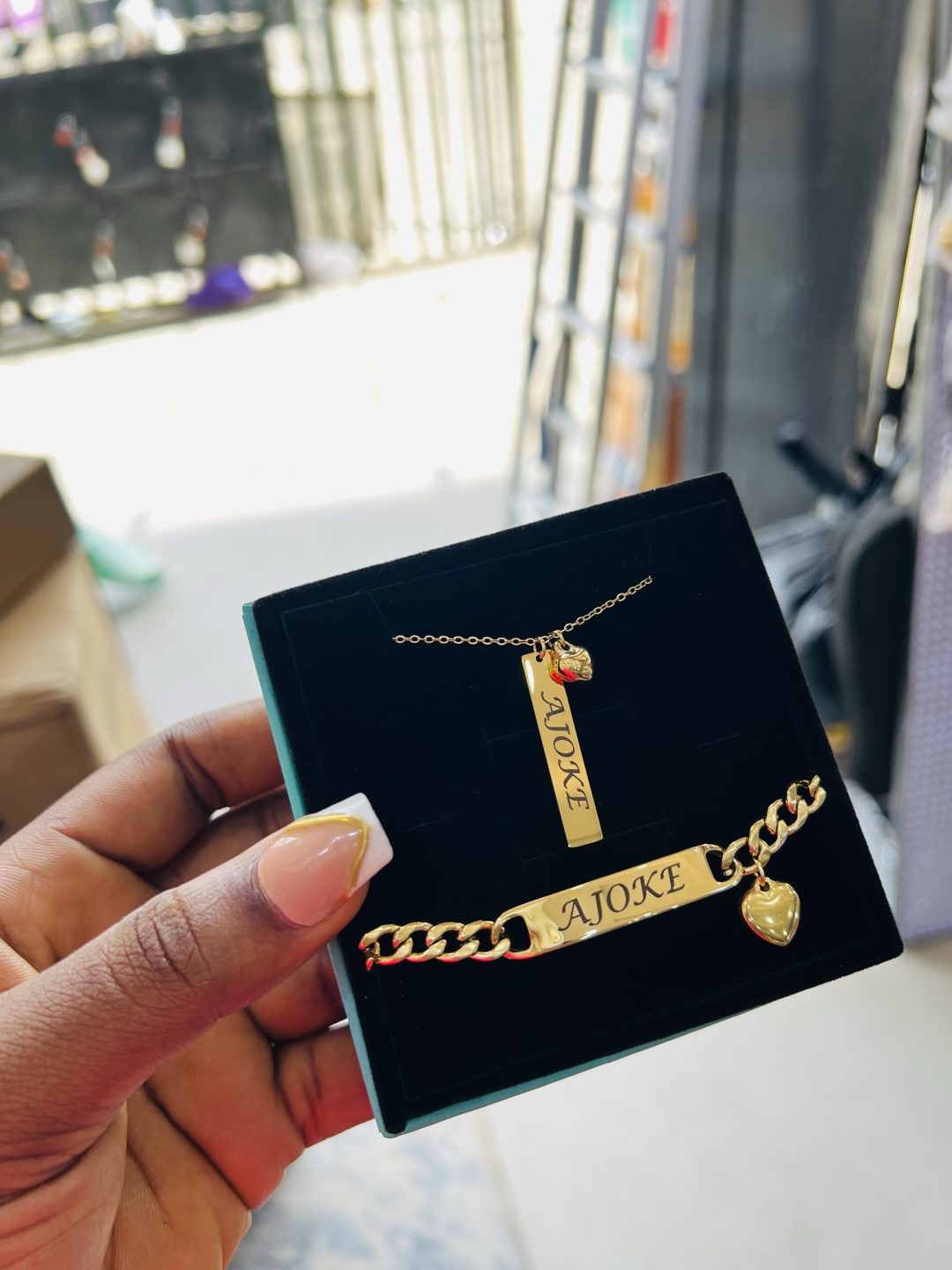 Engraved love charm combo