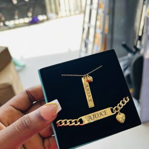 Engraved love charm combo