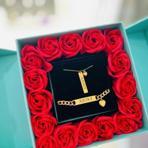 Engraved love set with exact box!
