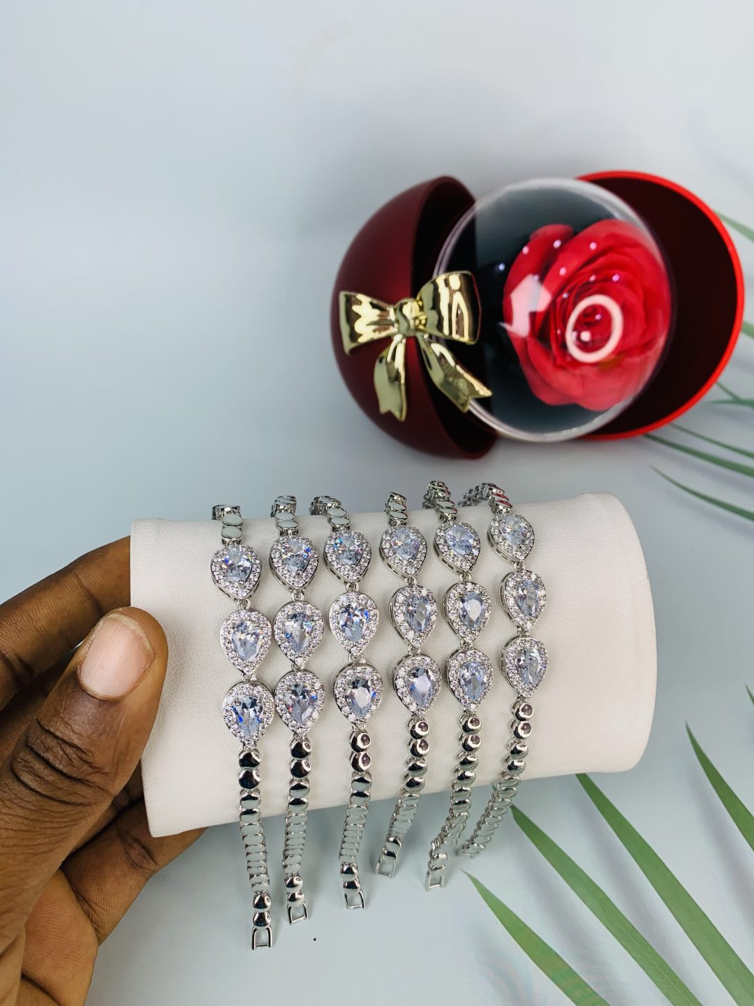 Half stone bracelet 039 - Image 2