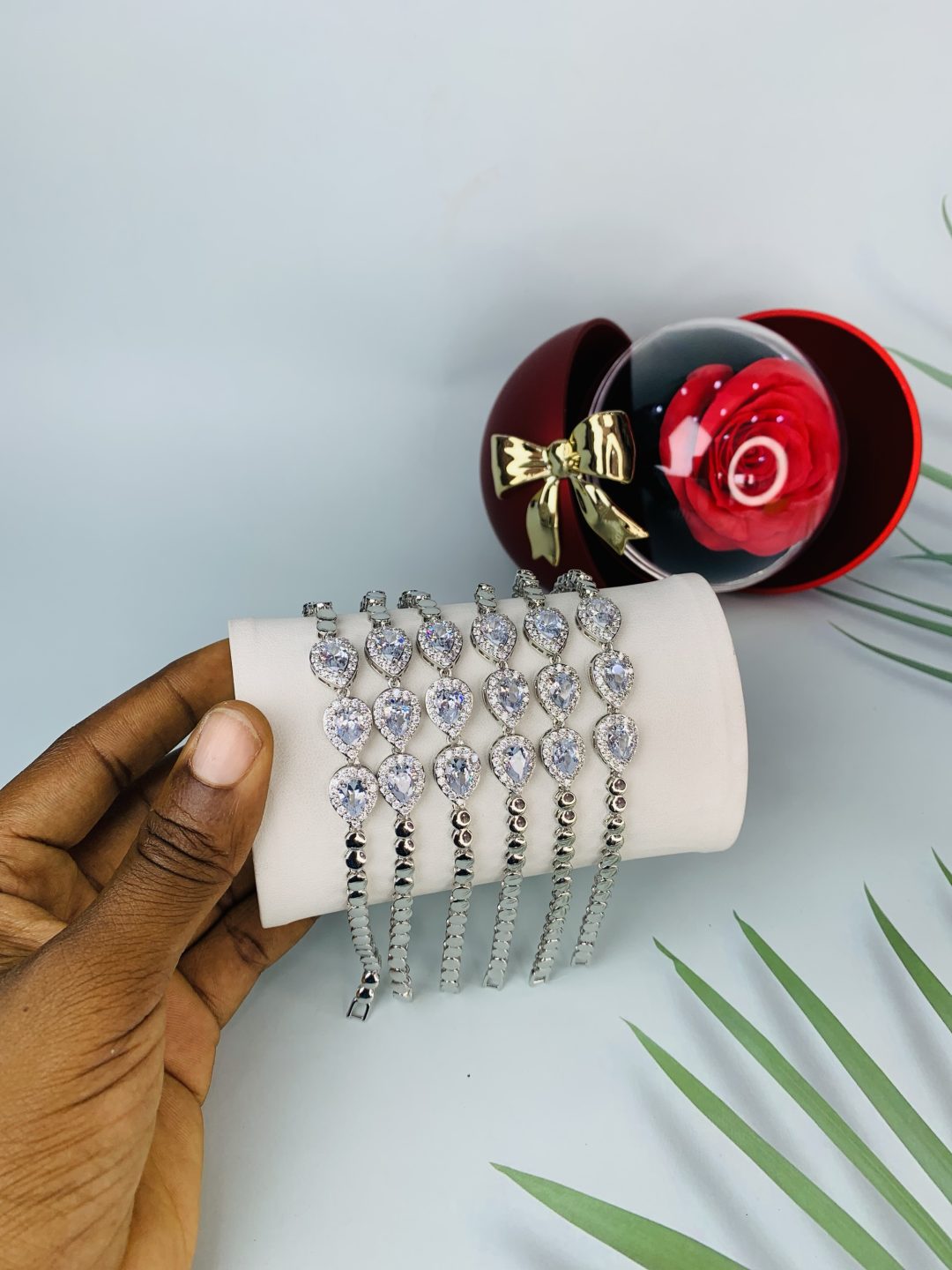Half stone bracelet 039 - Image 5
