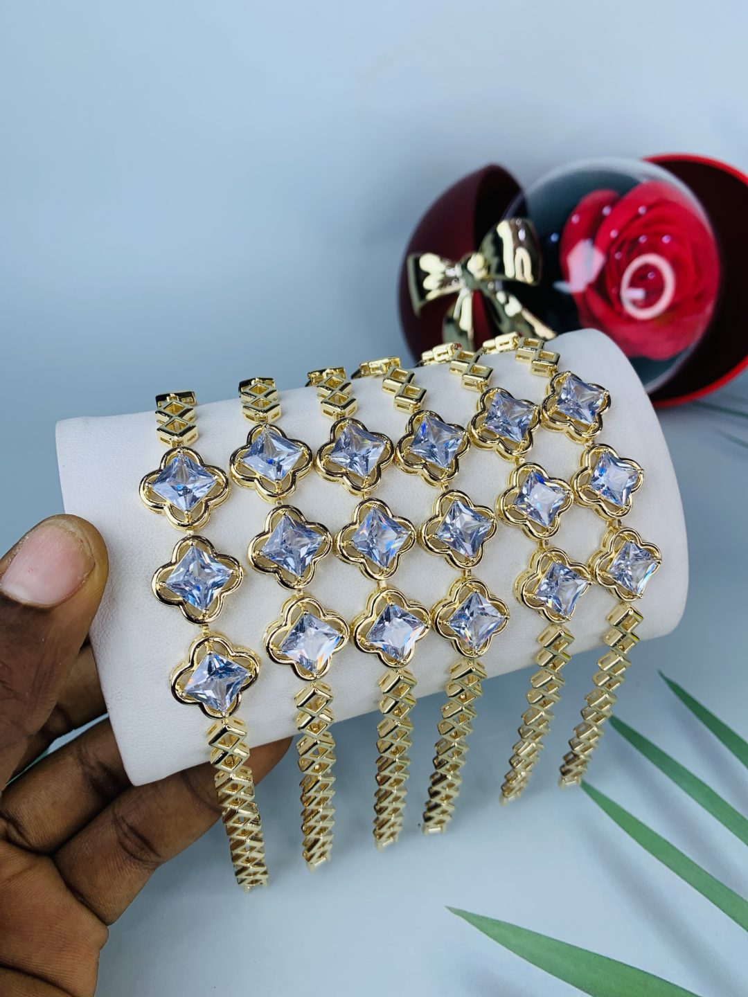 Half stone bracelet 033