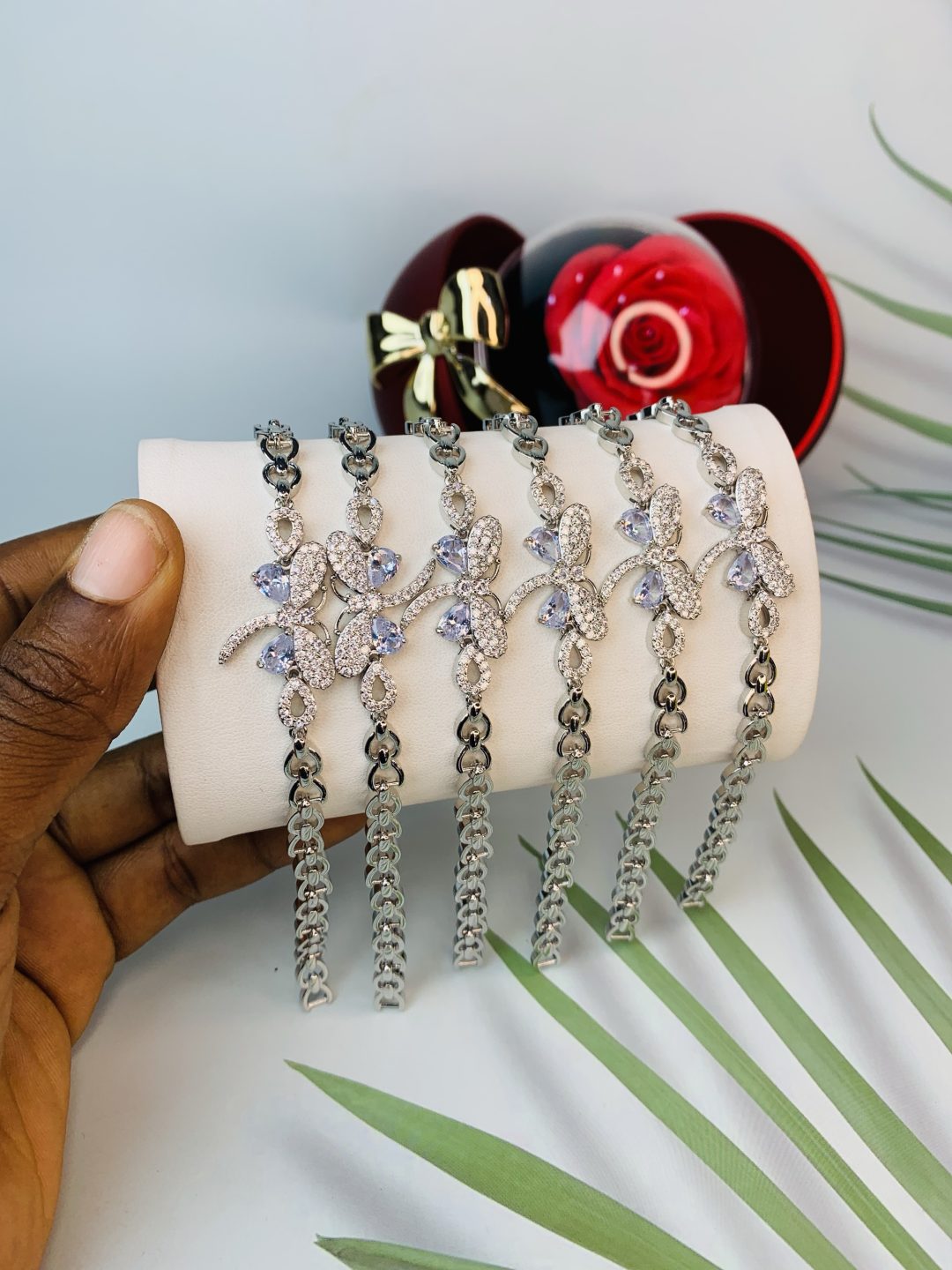 Half stone bracelet 028 - Image 2