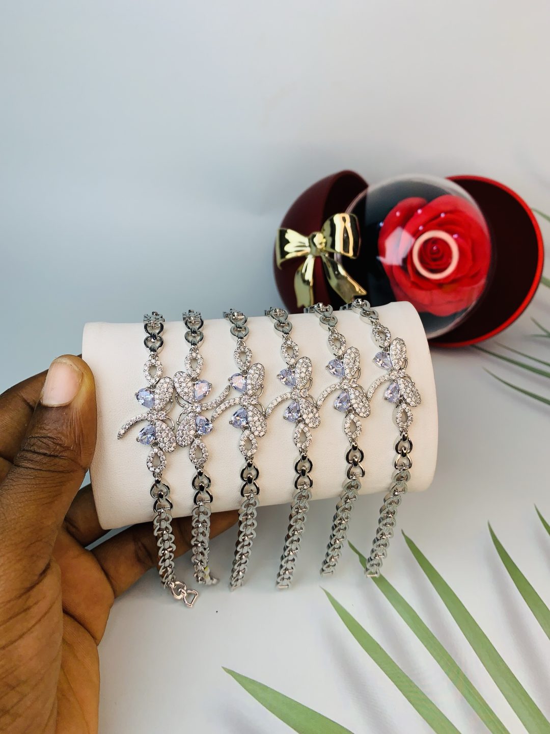 Half stone bracelet 028 - Image 5