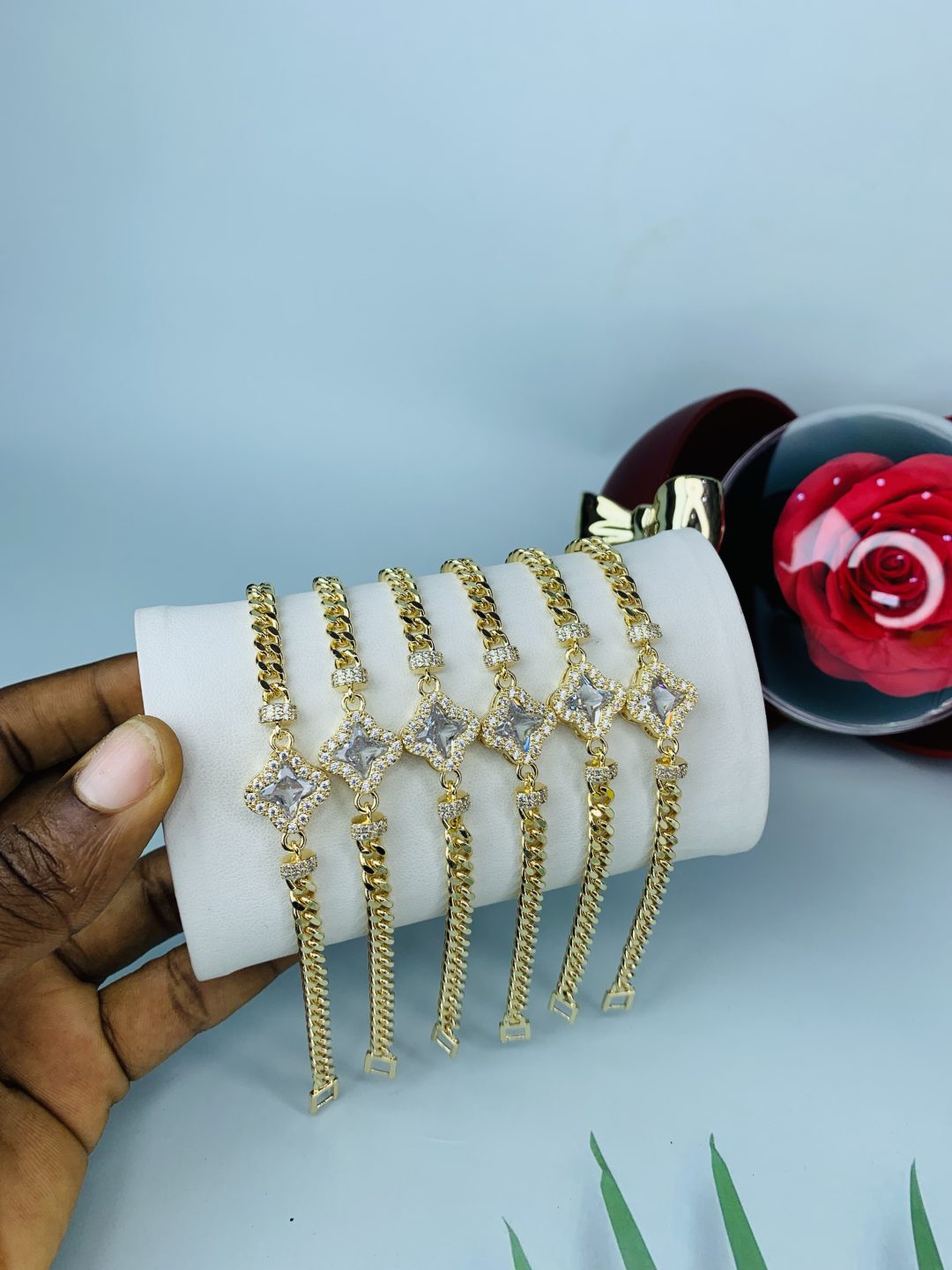 Half stone bracelet 025 - Image 3