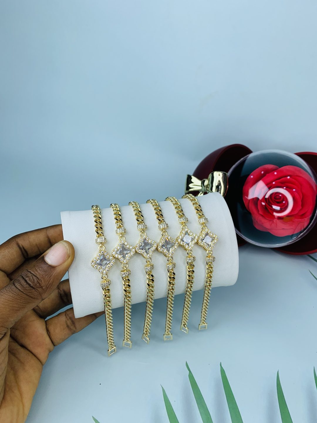Half stone bracelet 025 - Image 2