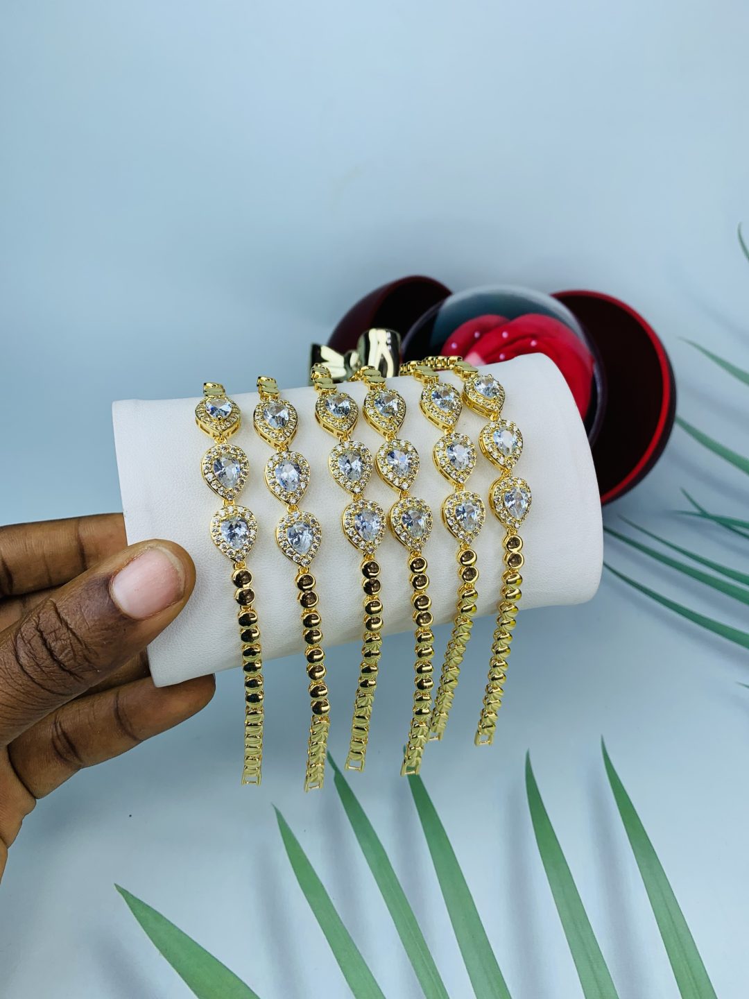 Half stone bracelet 023 - Image 2