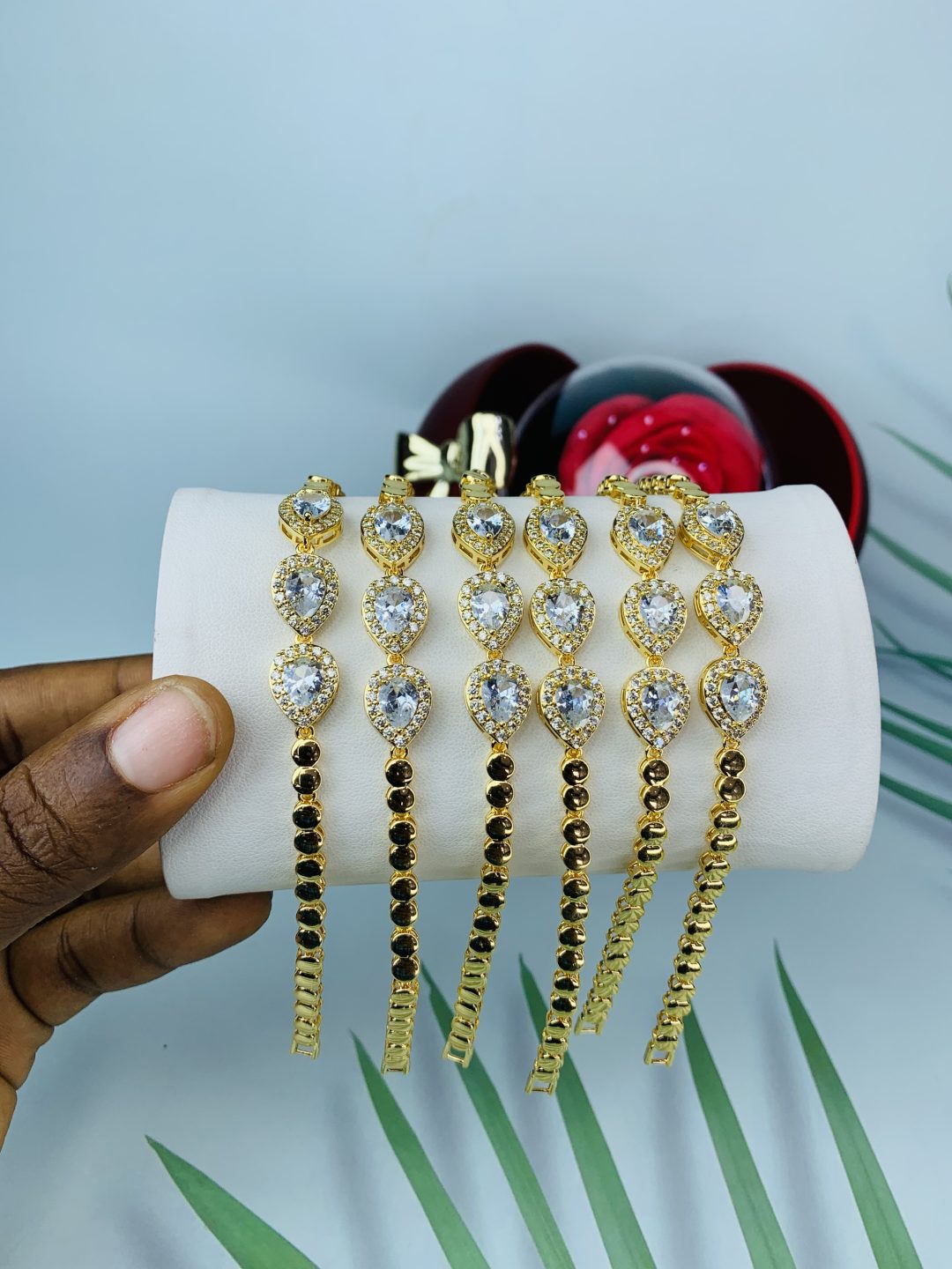 Half stone bracelet 023 - Image 3