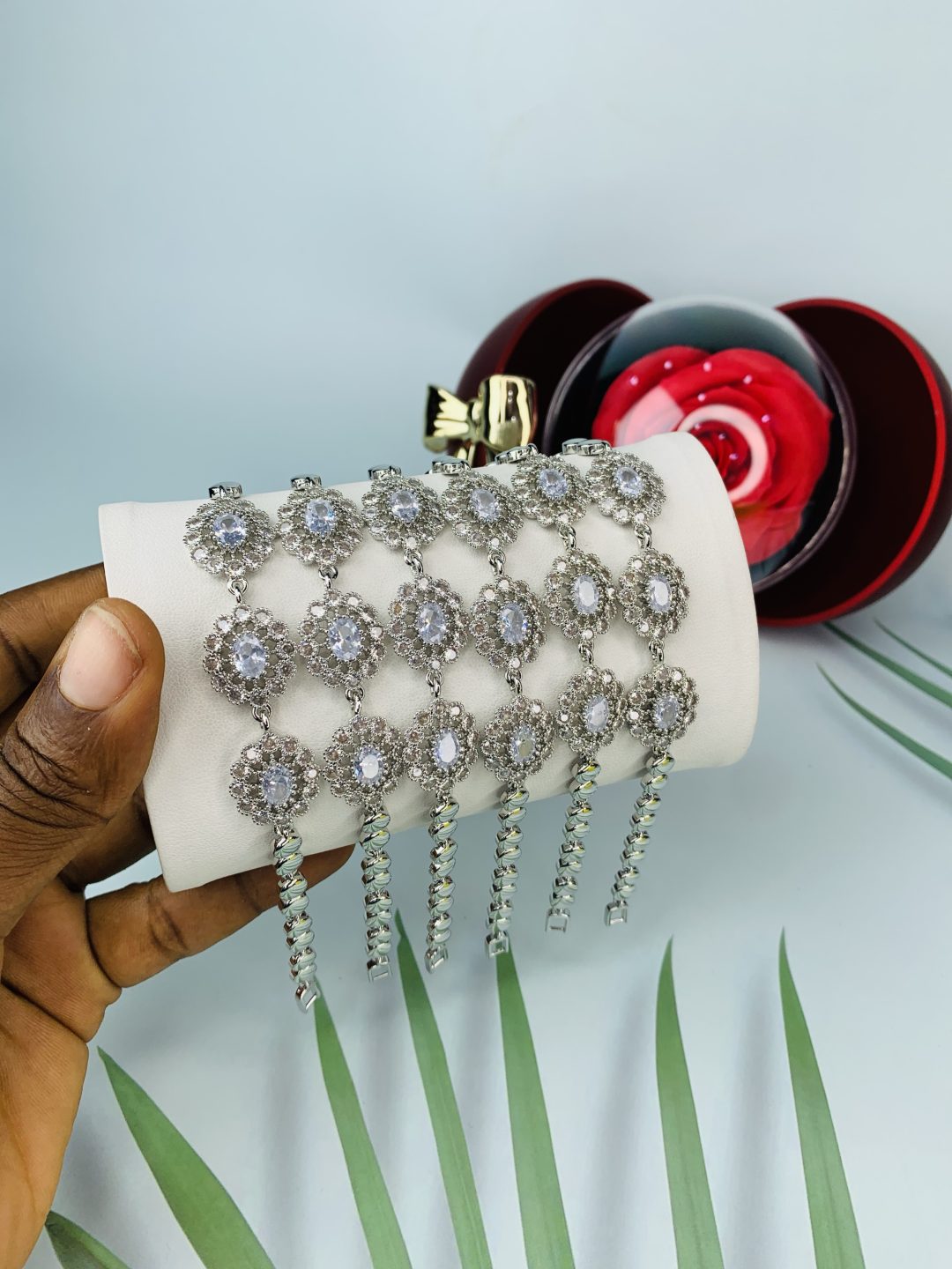 Half stone bracelet 007 - Image 2