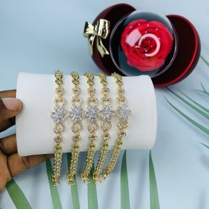 Half stone bracelet 042