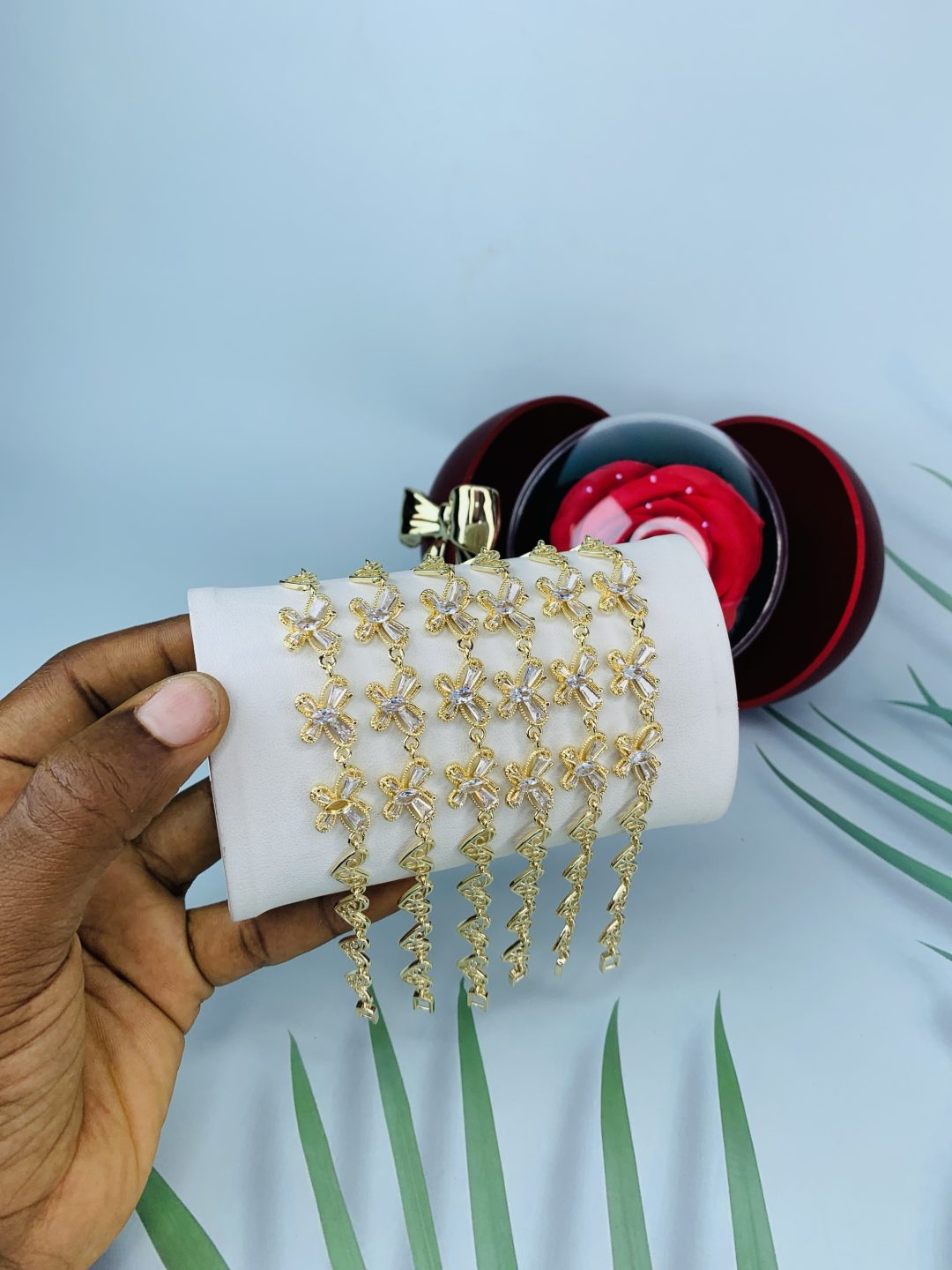 Half stone bracelet 035 - Image 2