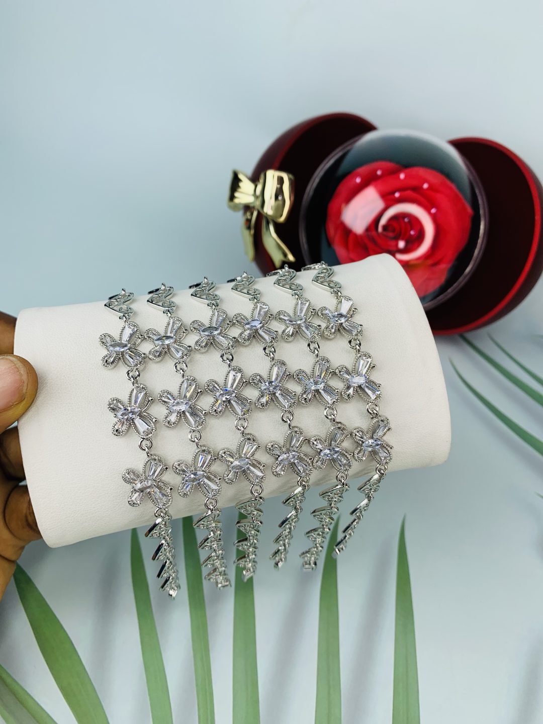 Half stone bracelet 030 - Image 3