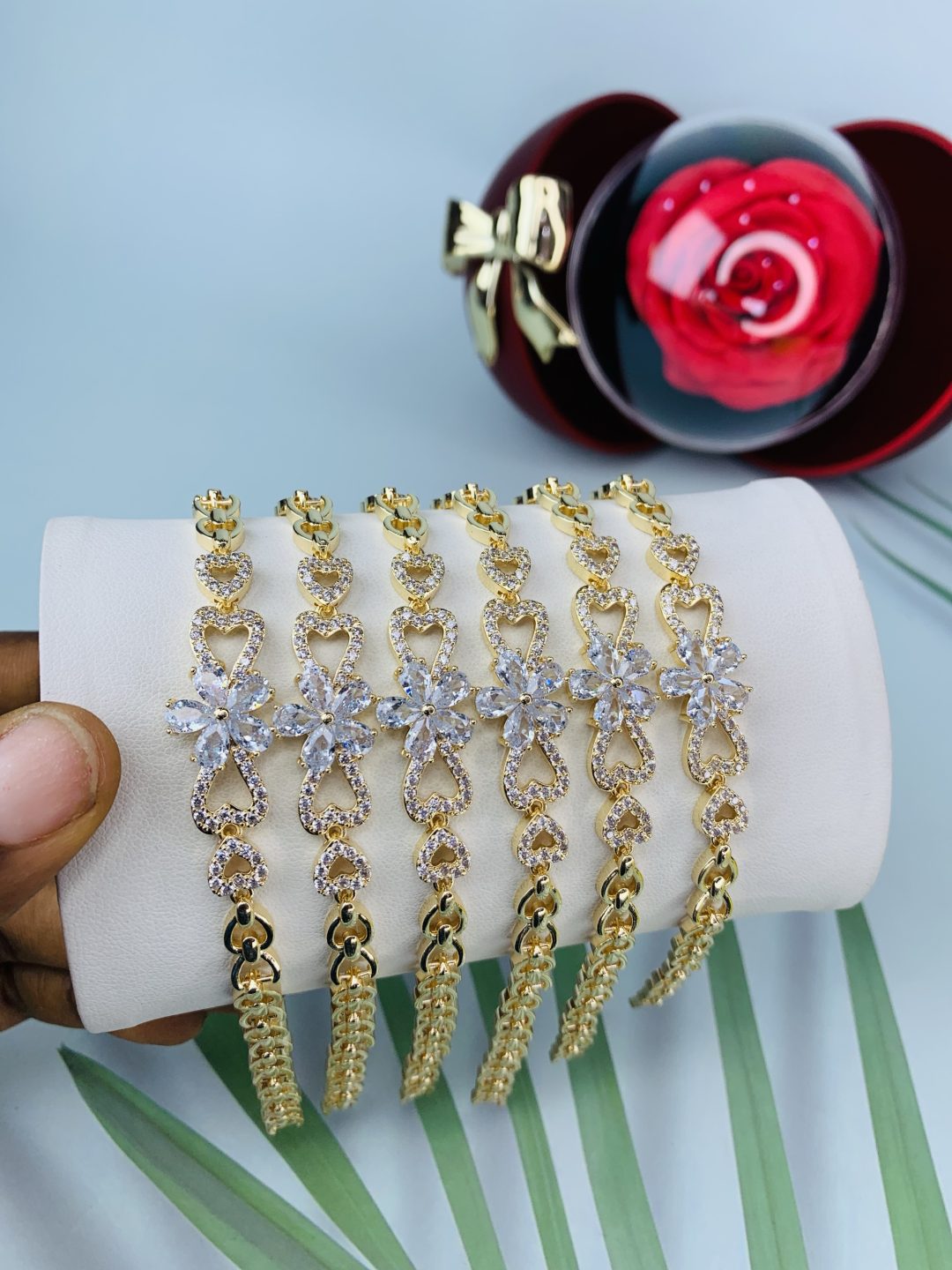 Half stone bracelet 027 - Image 2