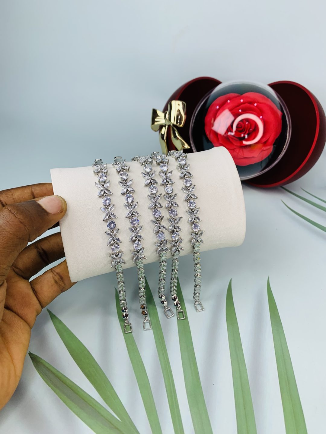 Half stone bracelet 026 - Image 2
