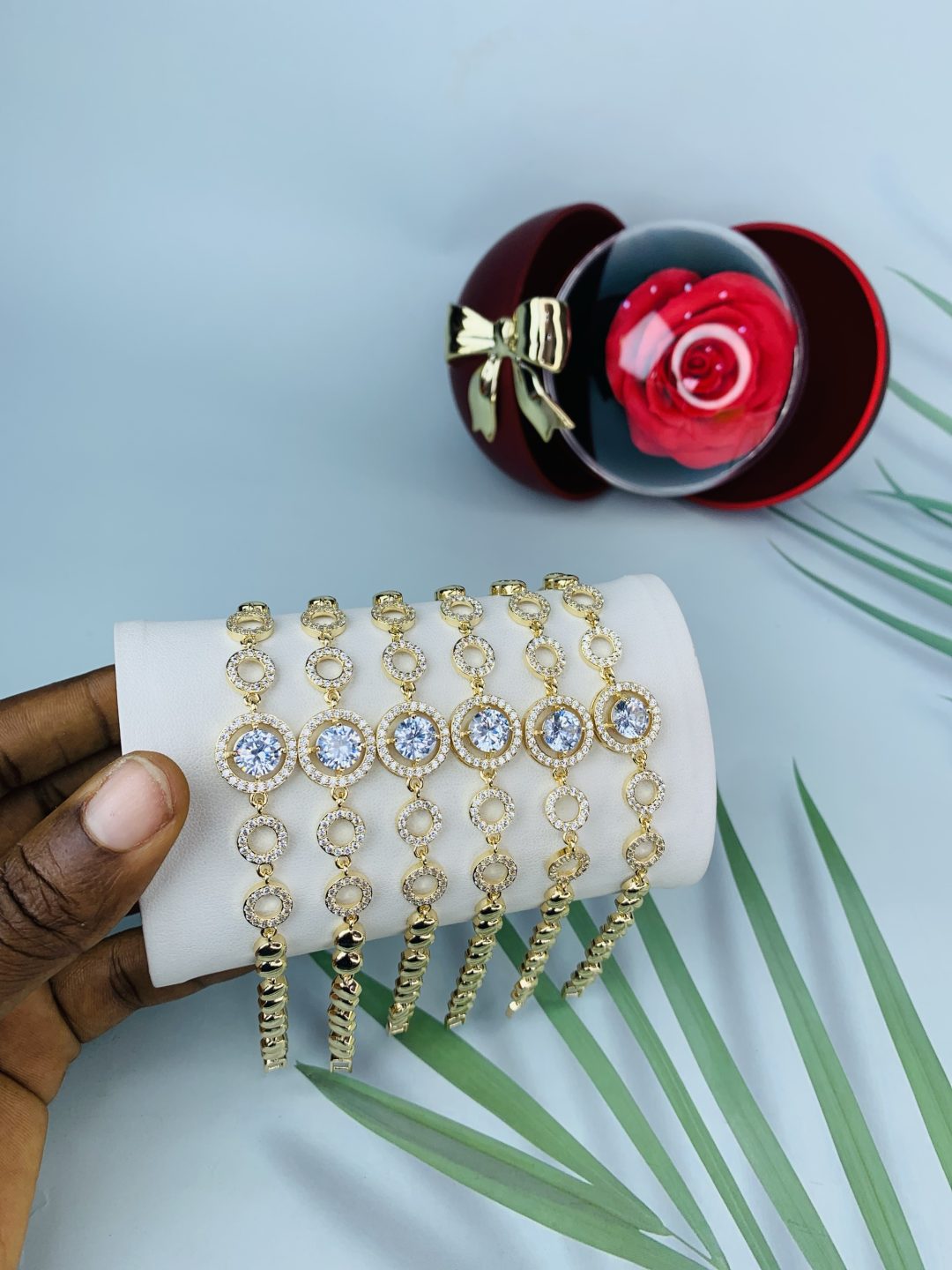 Half stone bracelet 024 - Image 2