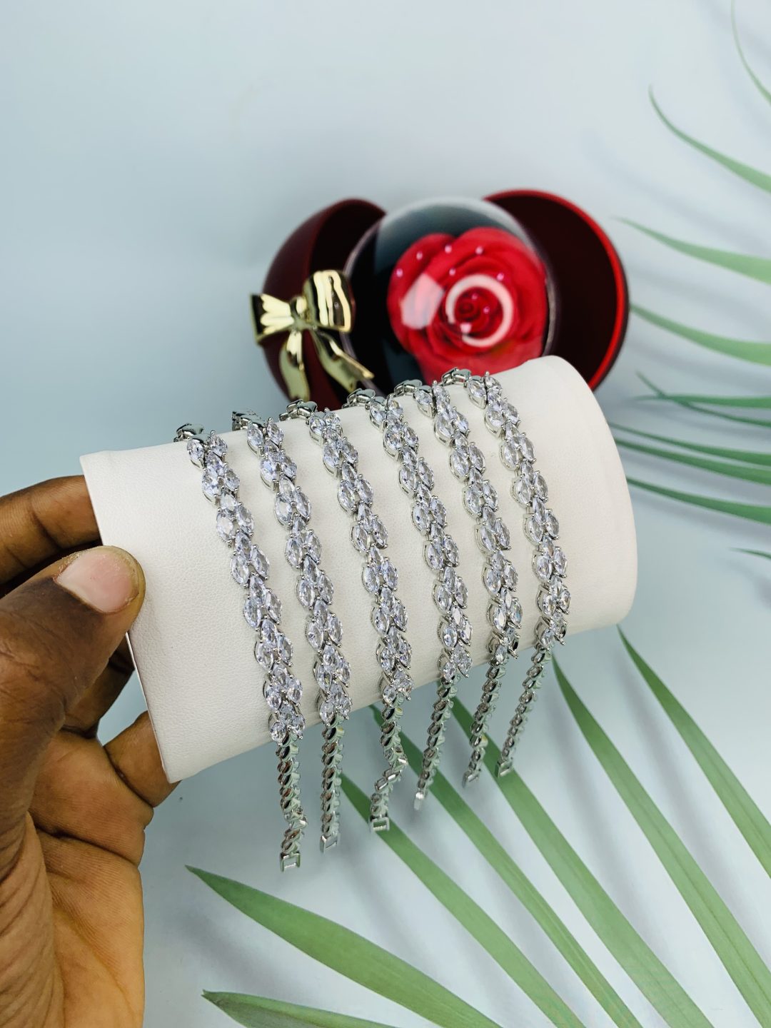 Half stone bracelet 022 - Image 2