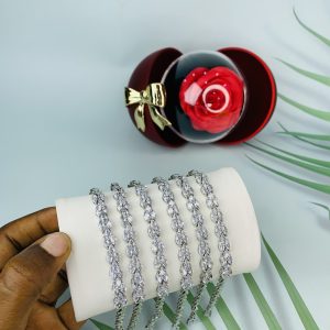 Half stone bracelet 022