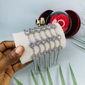 Half stone bracelet