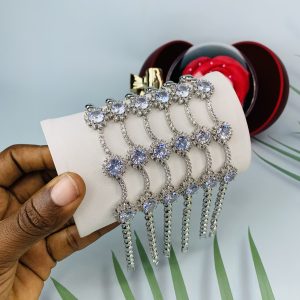 Half stone bracelet