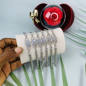 Half stone bracelet 017