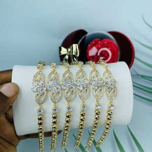 Half stone bracelet 014