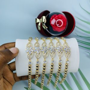 Half stone bracelet 014